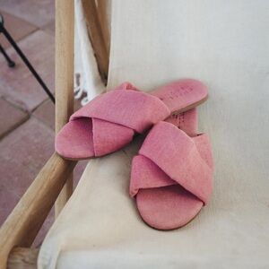 Small Lot Slide Sandals - Cochineal